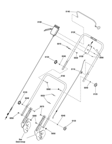 Part Location Diagram of 7105618YP Murray Assembly, Control Head